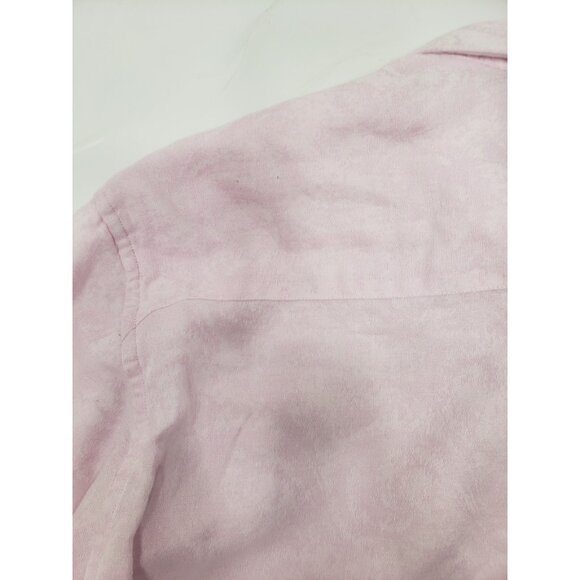 Robert Graham Mens Pink Linen Embroidered Long Sleeve Button Down Shirt Size XL - Picture 13 of 16